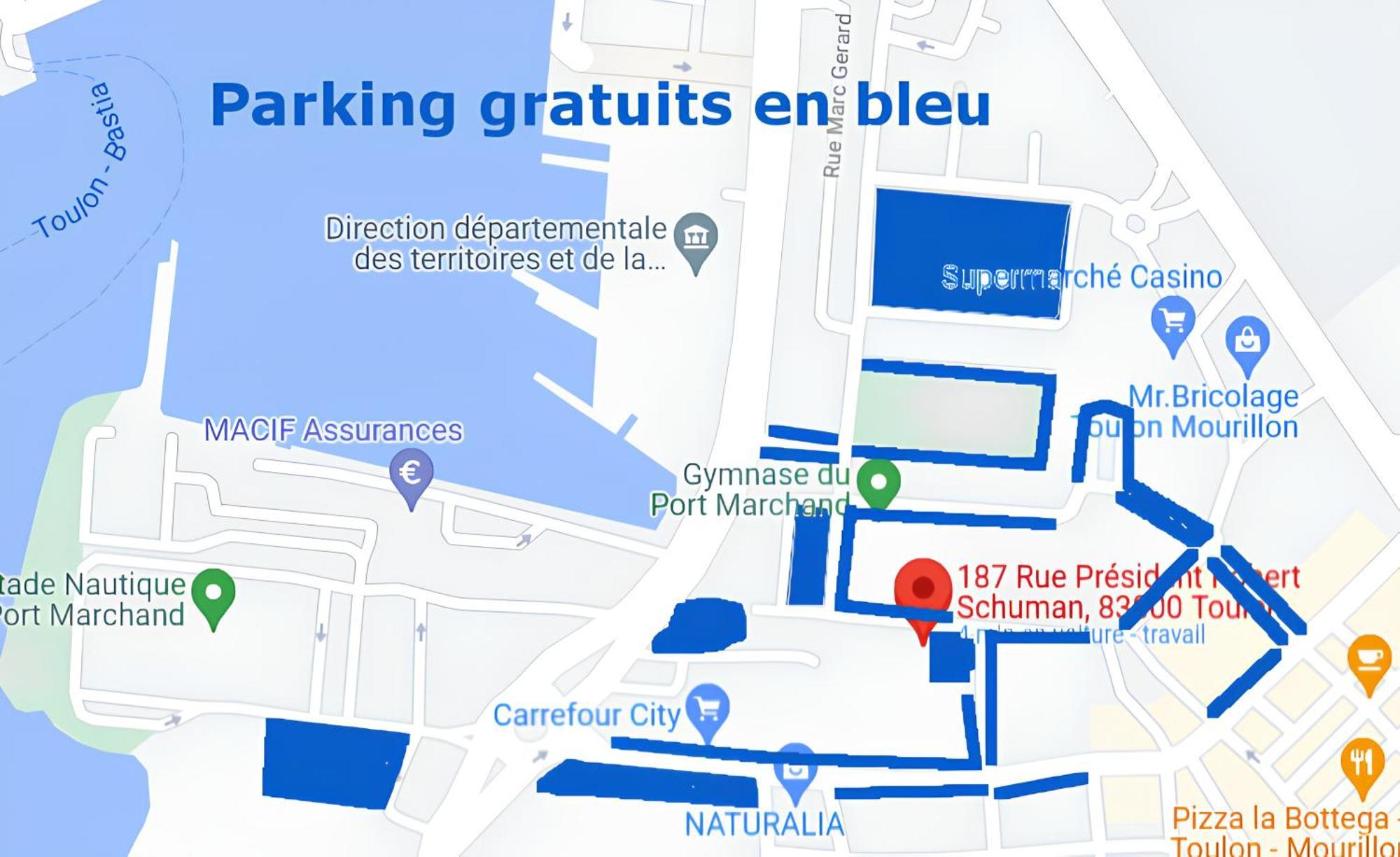 Chambre En Colocation Fille, Proche Mer, Climatisation Toulon Eksteriør bilde